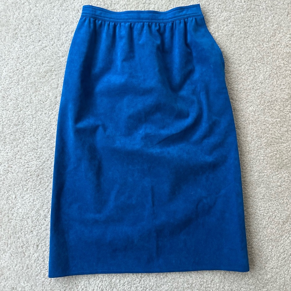Vintage Blassport by Bill Blass Suede Skirt Size 6